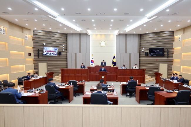 제9대 전반기 성주군의회 마지막 회기 개회