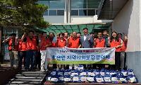 초전면지역사회보장협의체 폭염 뚫고 이웃 속으로!!  중복맞이 복달임 물품 전달